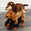 Хэллоуин Симуляция Плюшевая игрушка Собака Такса Милая Мягкая Набивная Животная Собака Такса Кукла Смешной Домашний Декор для Вечеринки Подарок на День Рождения для Детей