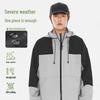 Jeanswest Men's 2025 Spring Hooded Windproof Water-Repellent Outdoor Jacket