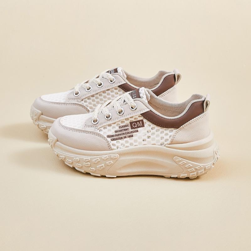 Новые кроссовки для студентов, спортивные, на толстой подошве, увеличивающие рост, повседневные и дышащие