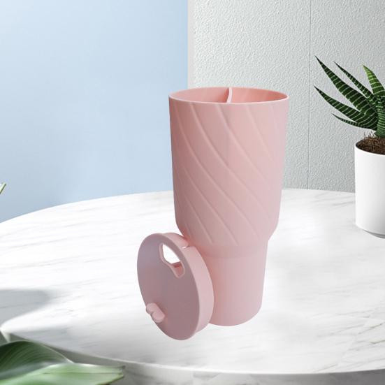 Silicone Cup Liner 2-in-1 Separator for 2 Drinks In 1 Cup Food Grade Silicone Cup Divider Compatible with 40 Oz Cups Reusable Drink Separator