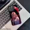 Чехол для телефона Аниме М-Макима для iPhone 17,16,15,14,13,12,11,Pro,XS,Max,Plus,Mini,SE4,E Черный Матовый Ударопрочный Чехол