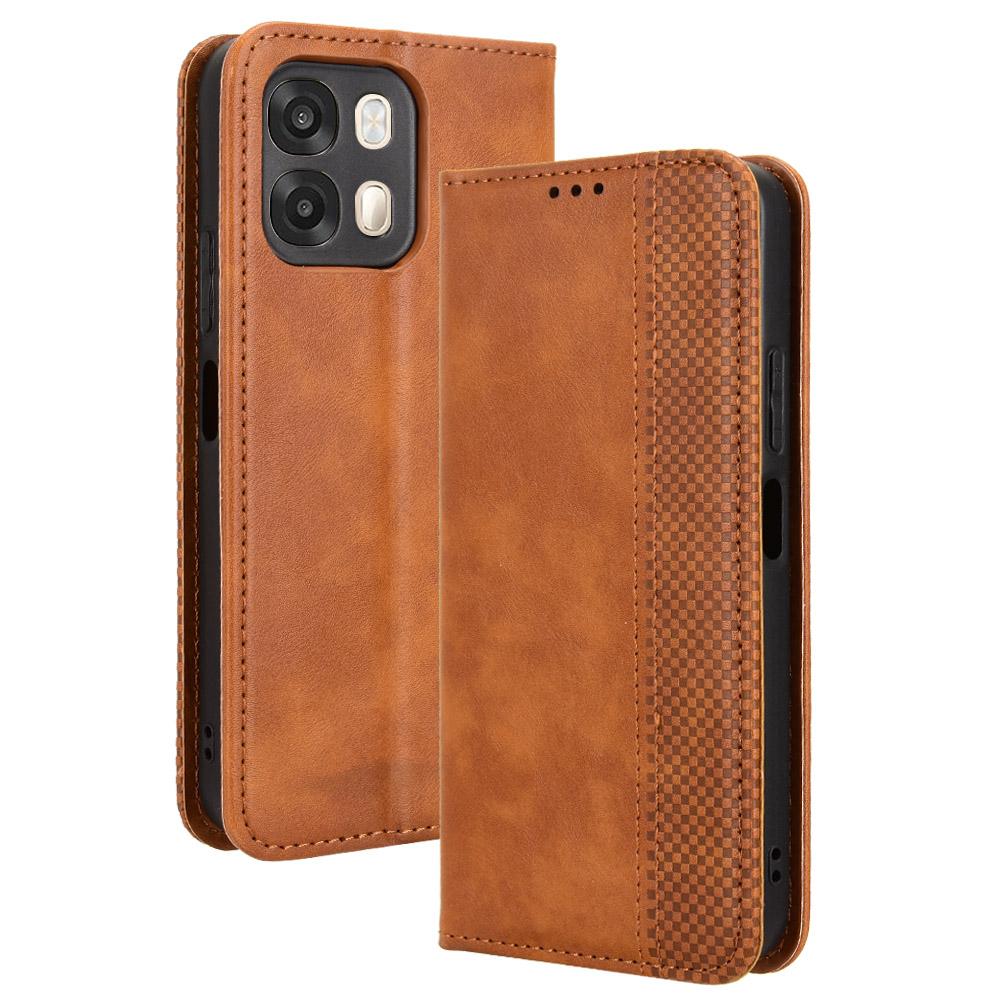 Flip Cover For OPPO A6 / OPPO A6S Leather Case [Flip Vintage Leather] Shockproof Durable Retro Phone Case