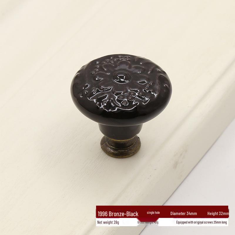 Круглая ручка из цинкового сплава для шкафа для кухни и мебели