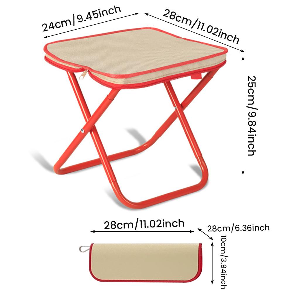 Портативный складной рюкзак-табурет Легкий стул для кемпинга, пикника, рыбалки с сетчатым мешком Сиденье для приключений на открытом воздухе для пеших походов, путешествий