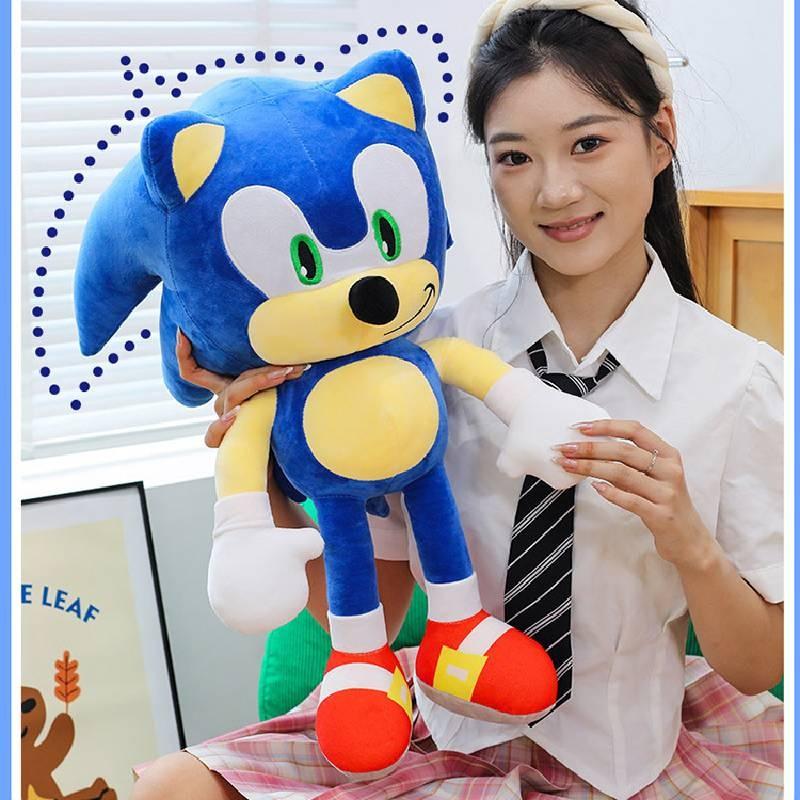 Cute Sonic Hedgehog Cartoon Plush Toy Pillow For Kids Play