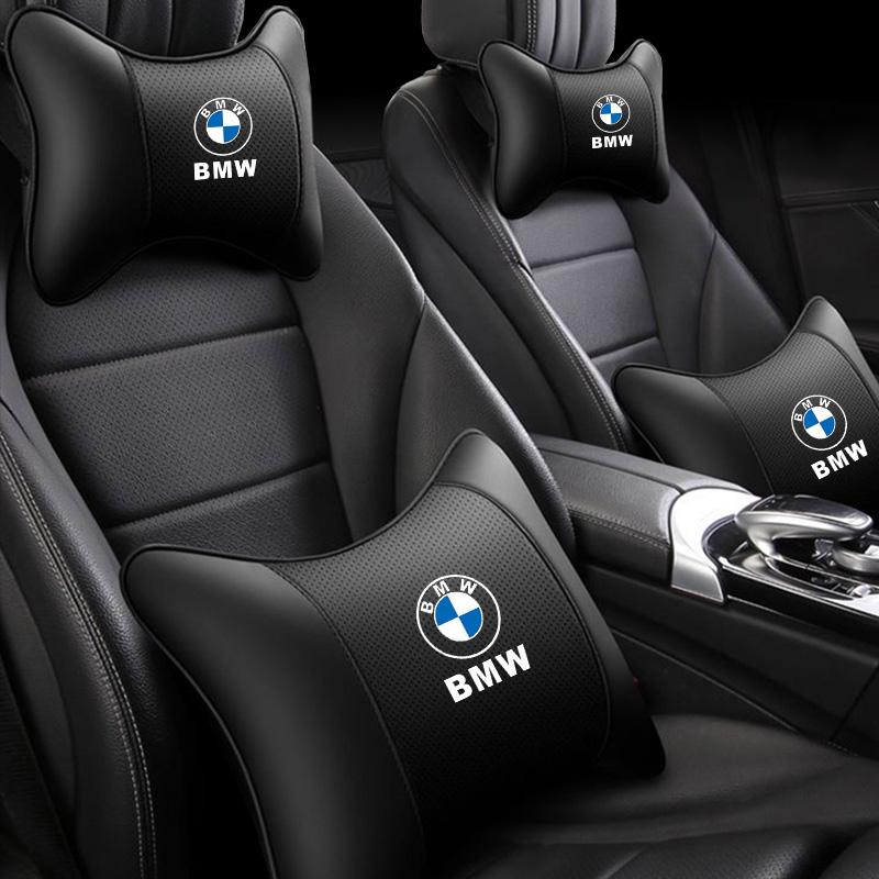 PU Leather Car Seat Headrest Lumbar Support Cushion Interior For BMW M3 M4 M5 G42 G30 G20 E39 E36 E87 E53 F44 F07 F34 G15 G16