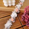 Flower Embroidered Lace Trim Ribbon For Crafts Wedding Dress Sewing Accessories Diy Material Needlework Decorative Fabric