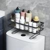 Toilet Shelf Storage Rack,Over The Toilet Storage Shelf Punch-free Kitchen Storage Rack Toilet Paper Organizer Shelves Bathroom