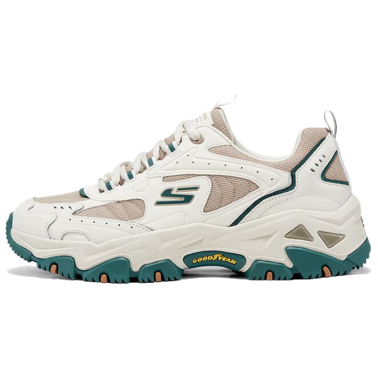 Skechers DLites Hiker Cloudland Обувь Для Активного Отдыха Эстетика Улиц Модный Тренд Легкая Амортизация Спортивные Низкие Туристические Ботинки Мужские кроссовки 237426-NTGR