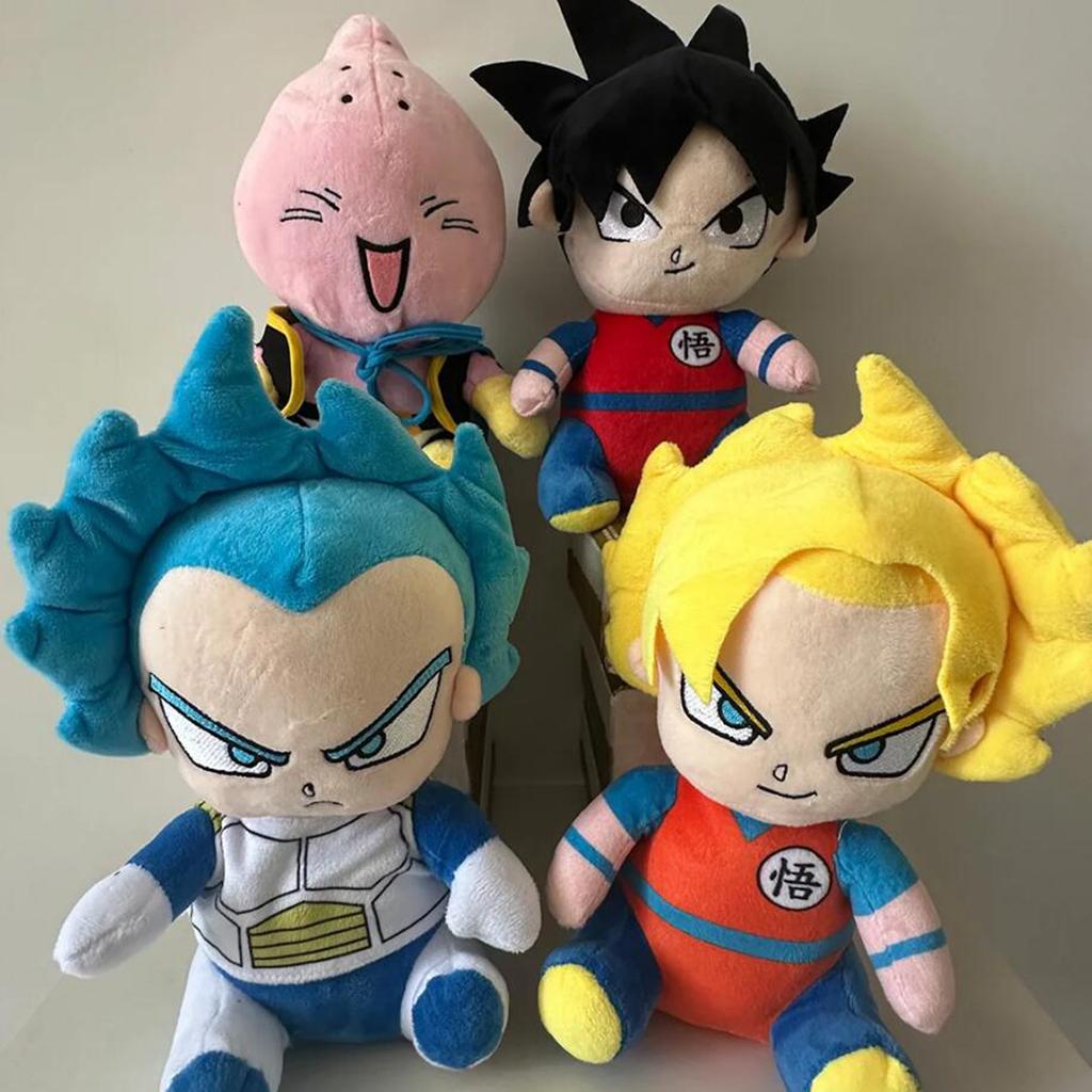 25 см Плюшевая игрушка Dragon Ball Японское аниме Гоку Вегета Мультяшный персонаж Кукла Набивка Классическая Милая Красивая Подарки Для Детей Игрушки