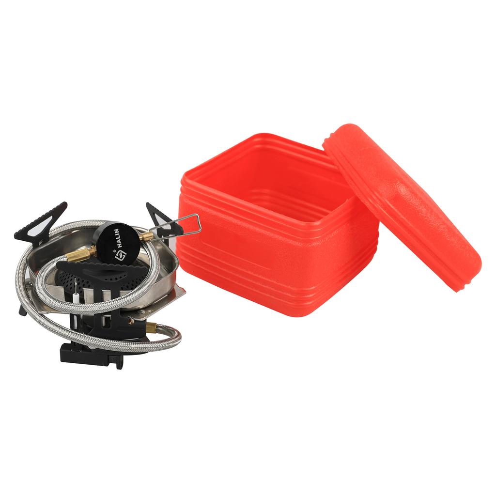 6000W Windproof Camping Gas Stove Folding Camping Gas Burner for Camping Hiking Travel