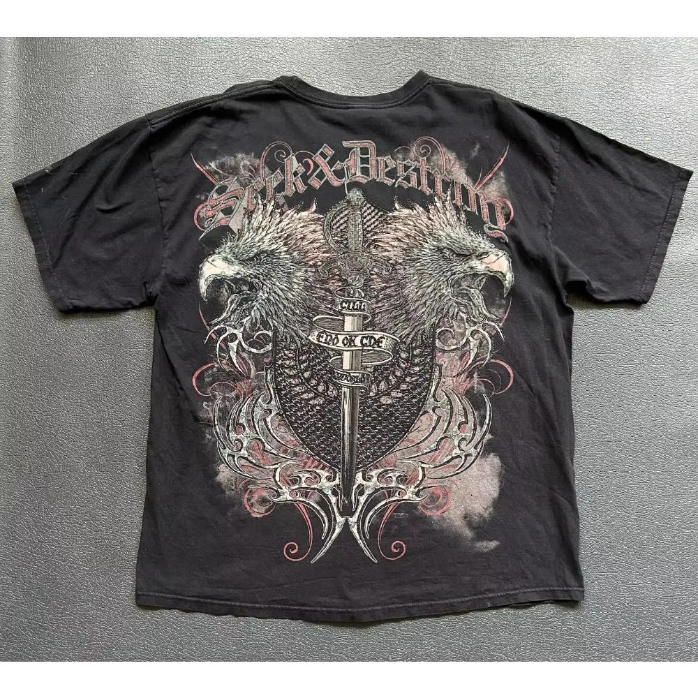 Мужская футболка с коротким рукавом в стиле ретро с крыльями ангела, Харадзюку, хай-стрит, американская мода, мужская, женская, летние топы