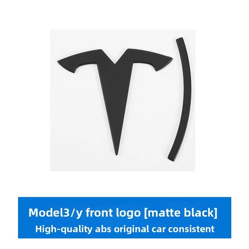 DKRSE1 3d ABS Chrome Black Red Logo Dual Motor Emblem Letters Car Trunk Badge For Tesla Model Y 3 X S Dual Motor Sticker Accessories