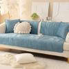 Light Luxury Dutch Plush Sofa Cushion Winter Fabric Thickened Anti Slip Plush Cover