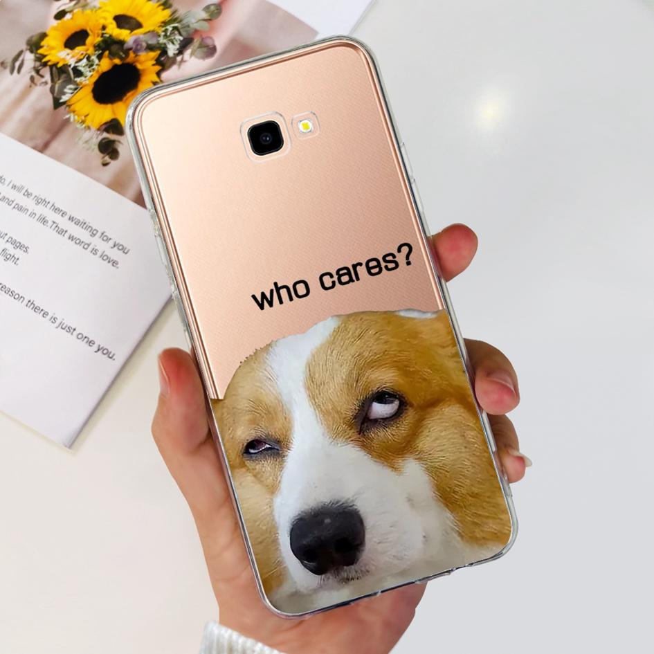 Для Samsung J4 Plus Чехол J415 SM-J415F Силиконовый Чехол Популярный Цветок Прозрачный ТПУ Мягкий Бампер Для Samsung Galaxy J4 2018 J4+ Чехлы