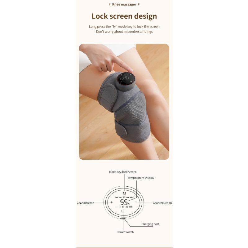 Новые согревающие массажные наколенники для суставов, согревающие компрессы, согревающие массажные накладки на плечи, колени, локти, беспроводной массаж, портативное согревающее устройство