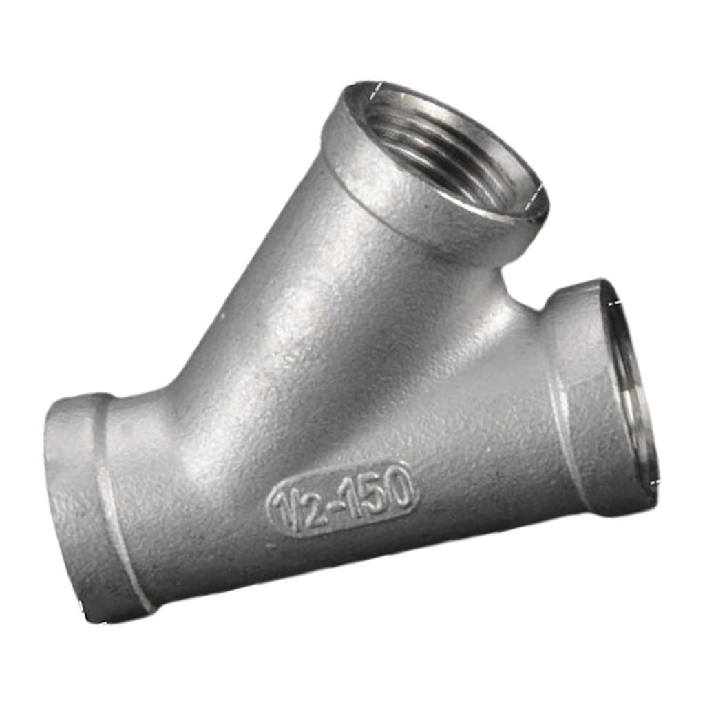 Трубопроводная арматура из нержавеющей стали Тройники Y-образной формы Косые отводы 45 градусов для газовых и водных систем, кухни, сада, ирригации