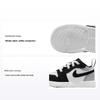 Кроссовки Air 1 Low ALT SE TD белые черные матовые серебристые детские огненно-красные IB3886-106