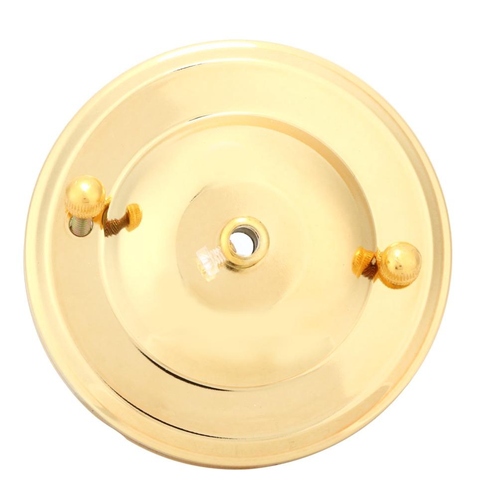 2 Pack Gold or Antique Bronze Chandelier Plate Holder Ceiling Canopy Hook Indoor Lighting