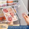 Контейнер для хранения в холодильнике, ланч-бокс, криспер для продуктов, герметичный контейнер для пищевых продуктов, замороженное мясо, 2/4/6 отделений, контейнер для хранения в холодильнике