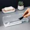 Portable Toothbrush Box Plastic Travel Toothbrush Case Transparent Toothbrush Holder Organizer Travel Practical Accessories