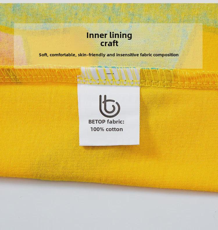 Футболка с изображением динозавра из корейского мультфильма Betop Kids 2025 года, летний топ с короткими рукавами для мальчиков.