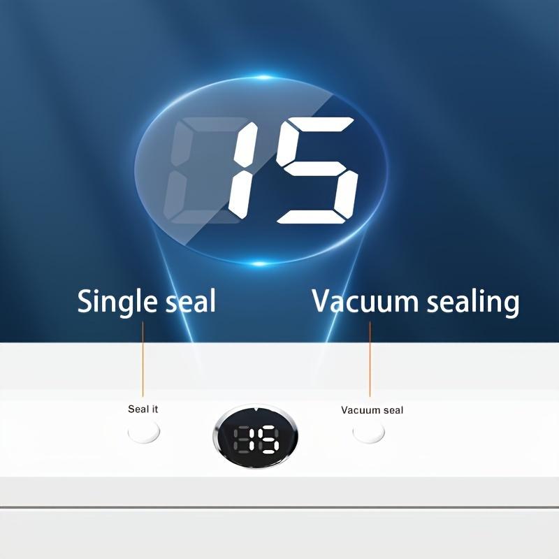 Компактный автоматический вакуумный упаковщик - 220 В, вилка европейского стандарта, идеально подходит для хранения продуктов питания и закусок, незаменимый помощник на кухне