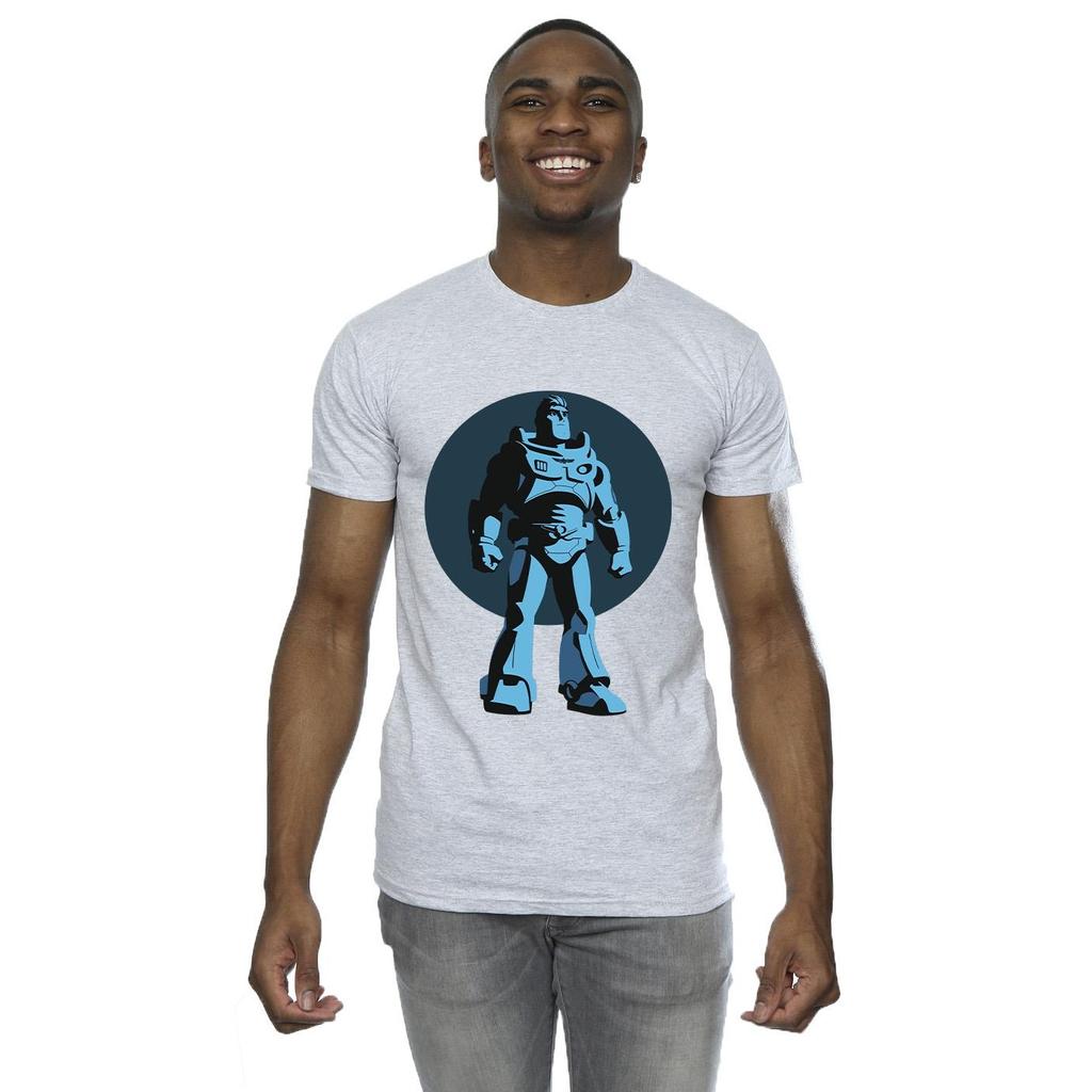 Disney Mens Lightyear Buzz Standing Circle T-Shirt