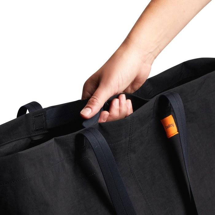 [Bellroy] Market Tote Plus Shoulder Shopping Bag - Black. 360mm x 370mm x 190mm