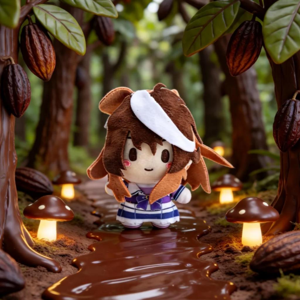 Кавайная плюшевая игрушка Uma Musume Персонаж аниме Pretty Derby Maruzensky Toys Кукла персонажа Агнес Тахион Подарок на День Рождения Рождество