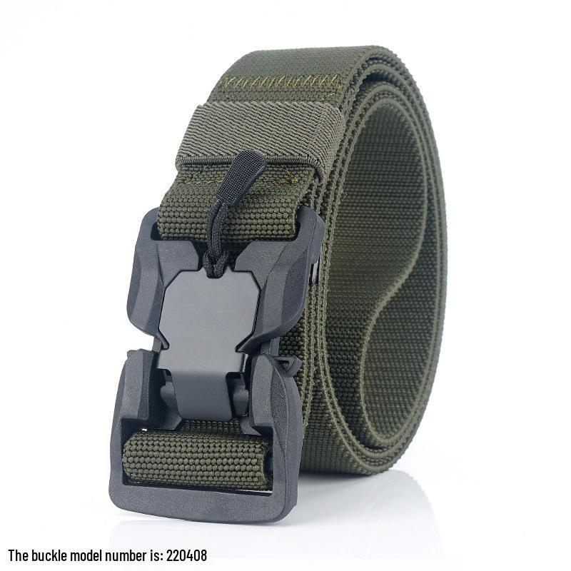 Men's Quick-Release Elastic Tactical Belt: Multifunctional, Casual & Minimalist