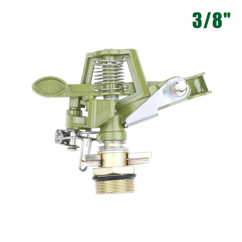 Thread Rotating Rocker Sprinkler Adjustable Automatic Impact Sprayer for Lawn Garden Yard Irrigation