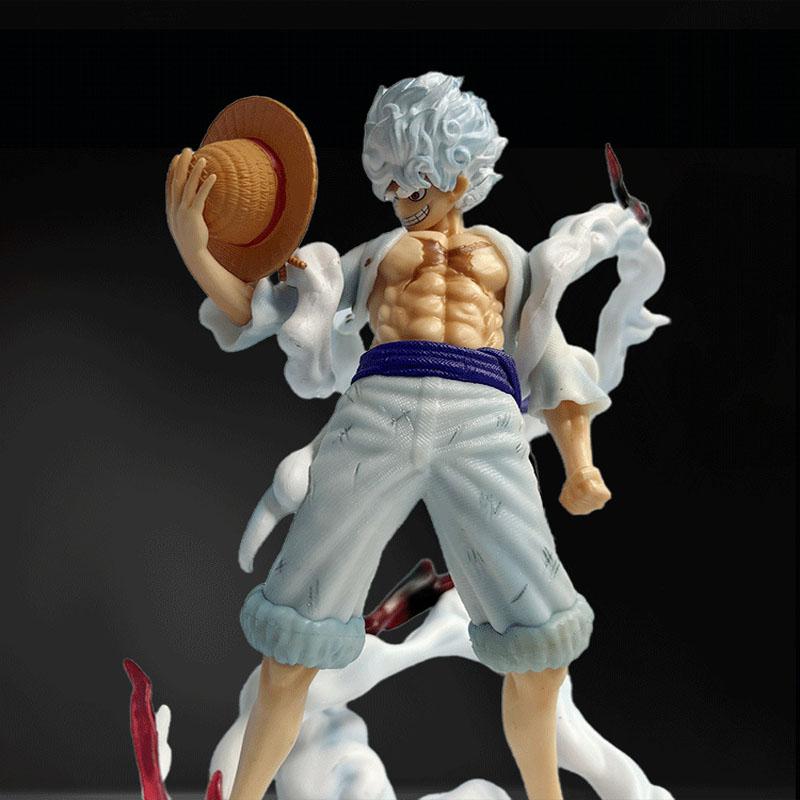 25 см Аниме Фигурки One Piece Сцена Битвы Монки Д. Фигурка Луффи стоячая, модель, кукла, украшения, игрушки, подарки
