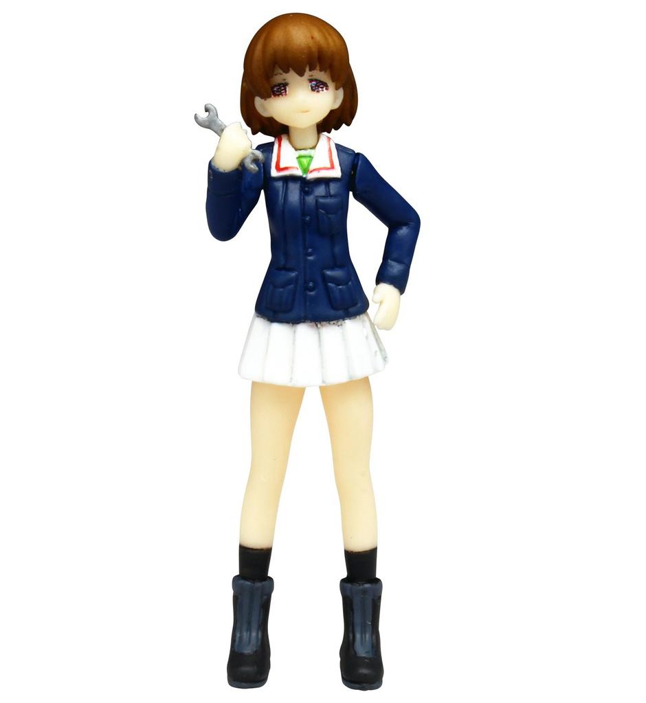 Platz Girls Panzer Movie Version Team Figure Set & 1/35 Leopon-san