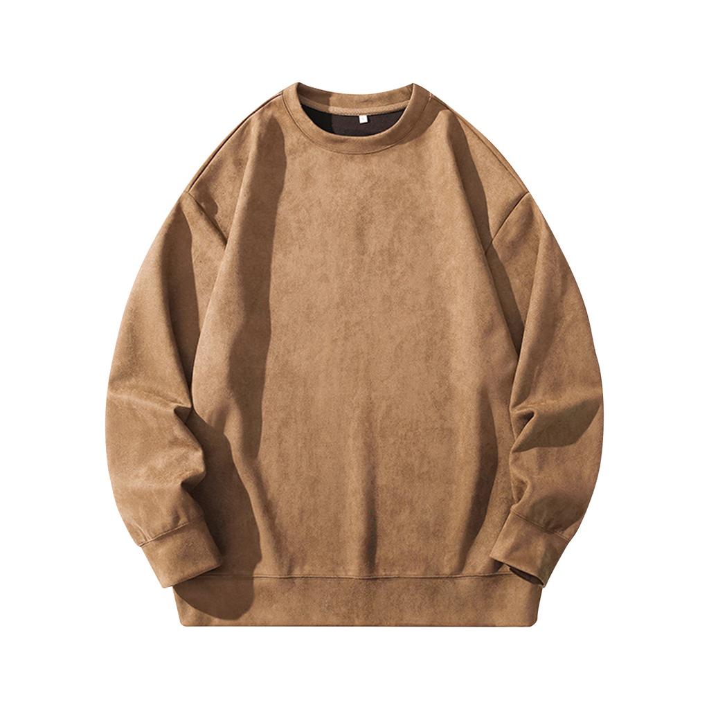 Мужской флисовый круглый воротничок с флисовой толстовкой однотонного цвета и флисовой флисовой курткой