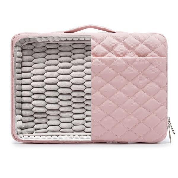 Сумка для ноутбука Kinmac 360 Shield, стеганая, розовая