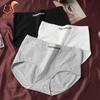 High Waist Women's 95% Cotton Panties Maillard Color Black Breathable Antibacterial Crotch Briefs Comfortable Women's Underwear