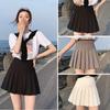 Women Fashion Pleated Skirt High Waist Sexy Skirts Tennis Skirt Casual Pleated Mini Skirt
