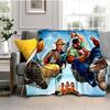 Bud Spencer Terence Hill Throws Throws Blanket for Kid Sofa Travel Hiking Picnic Beding Super Soft Flannel Blanket birthday gift