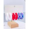 3 Pairs of Acrylic C-Shaped Hoops for Women's Everyday Jewelry Earings for Women