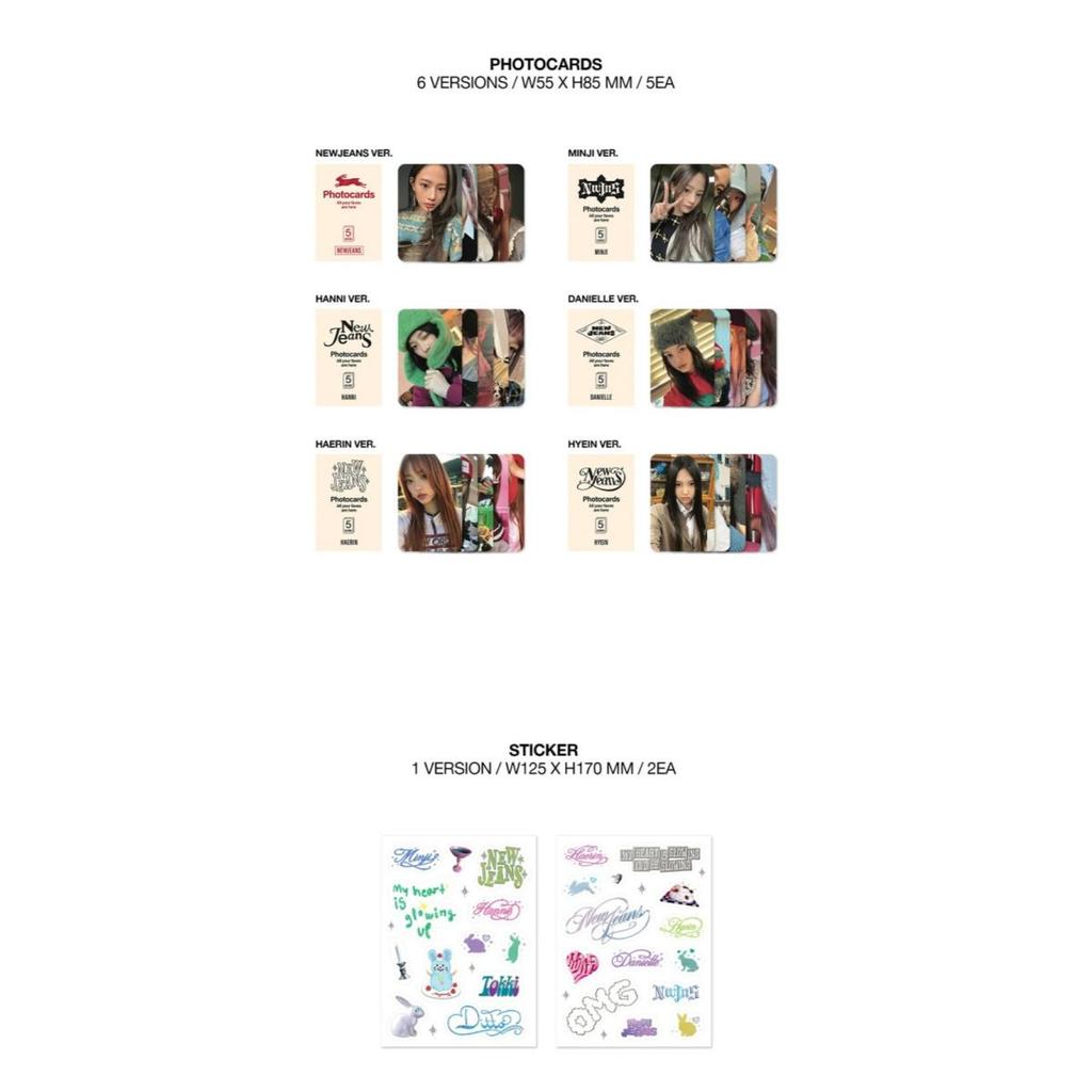 NewJeans OMG / 1-й сингл-альбом (Карта сообщений вер.)