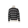 Puma X Rhude Xtg Collab Повседневный вязаный свитер в клетку с высоким воротом, мужские топы, черный, белый цвет 595341-02