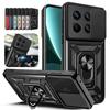 Shockproof Armor Magnetic Case For Xiaomi MI 14 13T 12T 12S 11T Pro Coque For Mi 13 12 11 Lite 5G NE 14 Ultra Holder Phone Cover