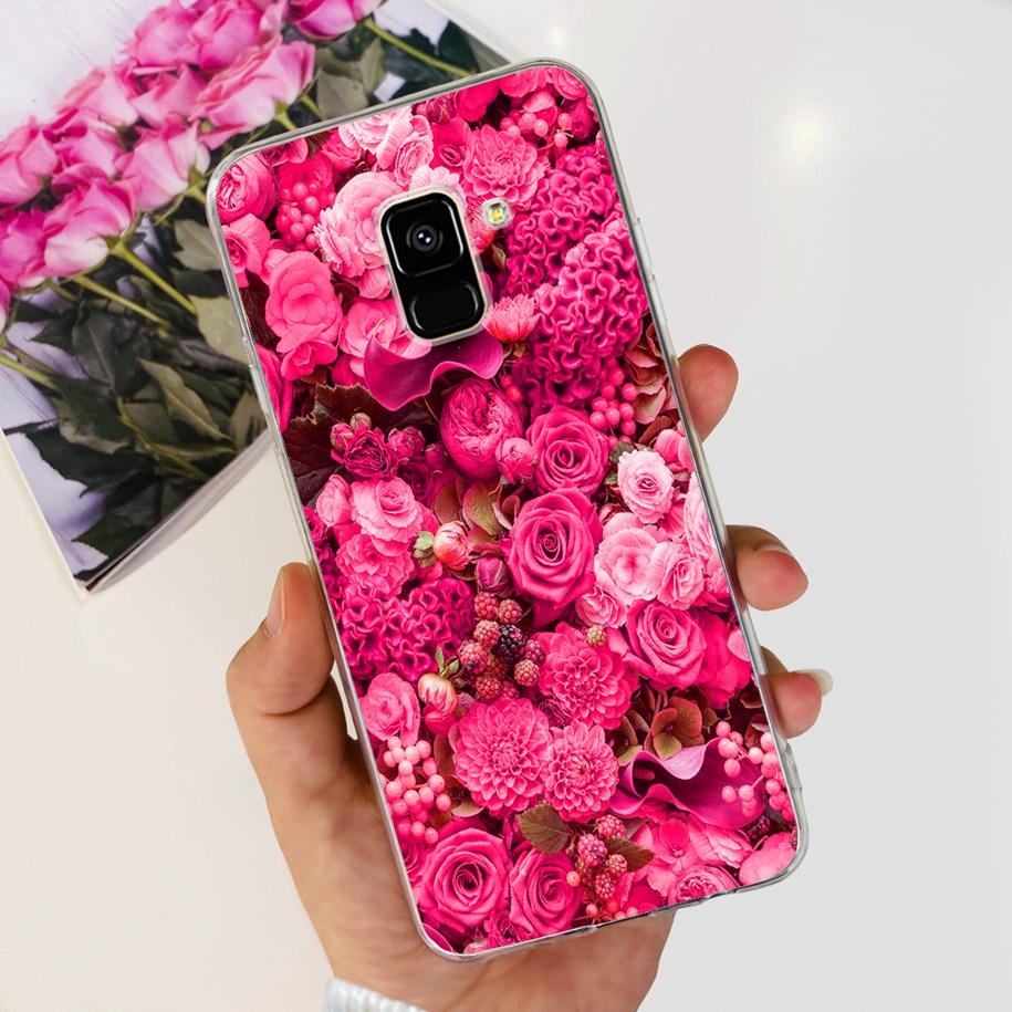 Чехол для Samsung Galaxy A6 A8 Plus 2018 Чехол Модный Бабочка Мягкий Прозрачный ТПУ Чехол для Телефона Для Samsung A6+ A8+ A 6 A 8 2018 Funda