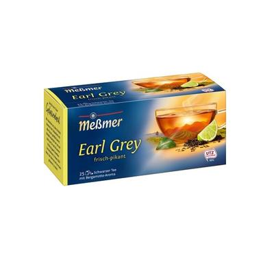 MESSMER Черный чай Эрл Грей 25 пакетиков по 43,75 г
