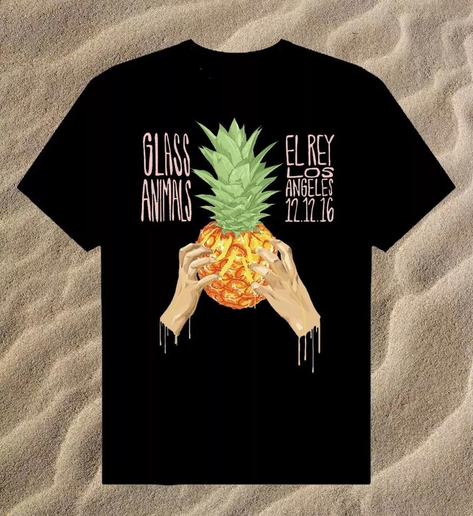 Glass Animals Band T-Shirt Heavy Cotton Black Unisex S-4XL NI1002
