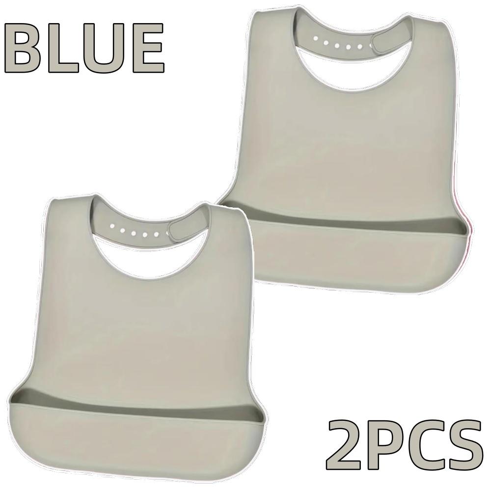 Большие силиконовые нагрудники для взрослых, водонепроницаемые пищевые нагрудники с карманом, помощь при приеме пищи для пожилых мужчин и женщин, портативная посуда, доступ