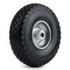 Tubeless Wheelbarrow Wheel 3.00-4 Black and Silver Humberg