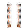 Vintage Front Door Fall Decorations Banners Rustic Yard Colorful Pumpkins Maple Leaf Porch Banners For Home Themed Party Outside