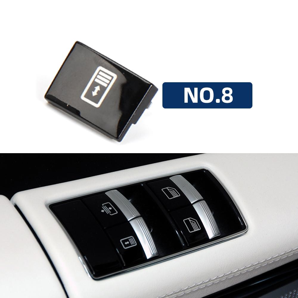 Накладка на кнопку стеклоподъемника для салона автомобиля Для Mercedes Benz S-класса W221 Автомобильный электрический переключатель кнопки стеклоподъемника